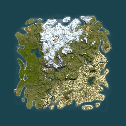 Rust map seed 2145847652, 6000x6000m top-down preview