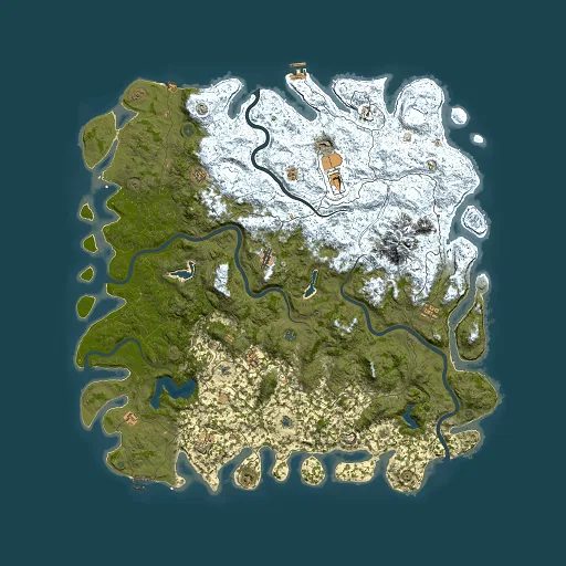 Rust map seed 1843966134, 6000x6000m top-down preview