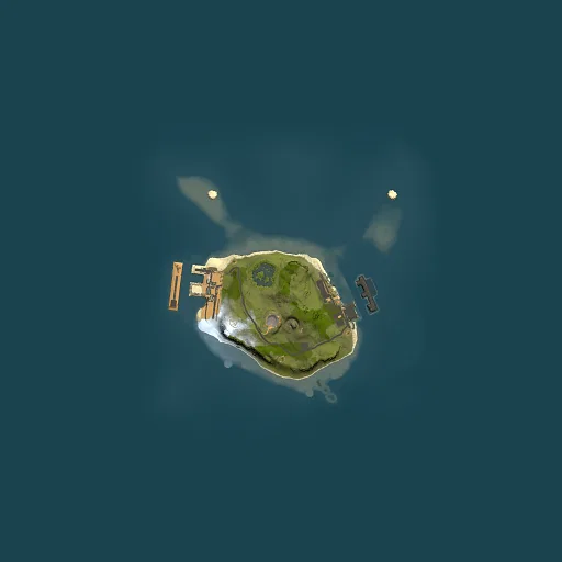 Rust map seed 1764865563, 1500x1500m top-down preview