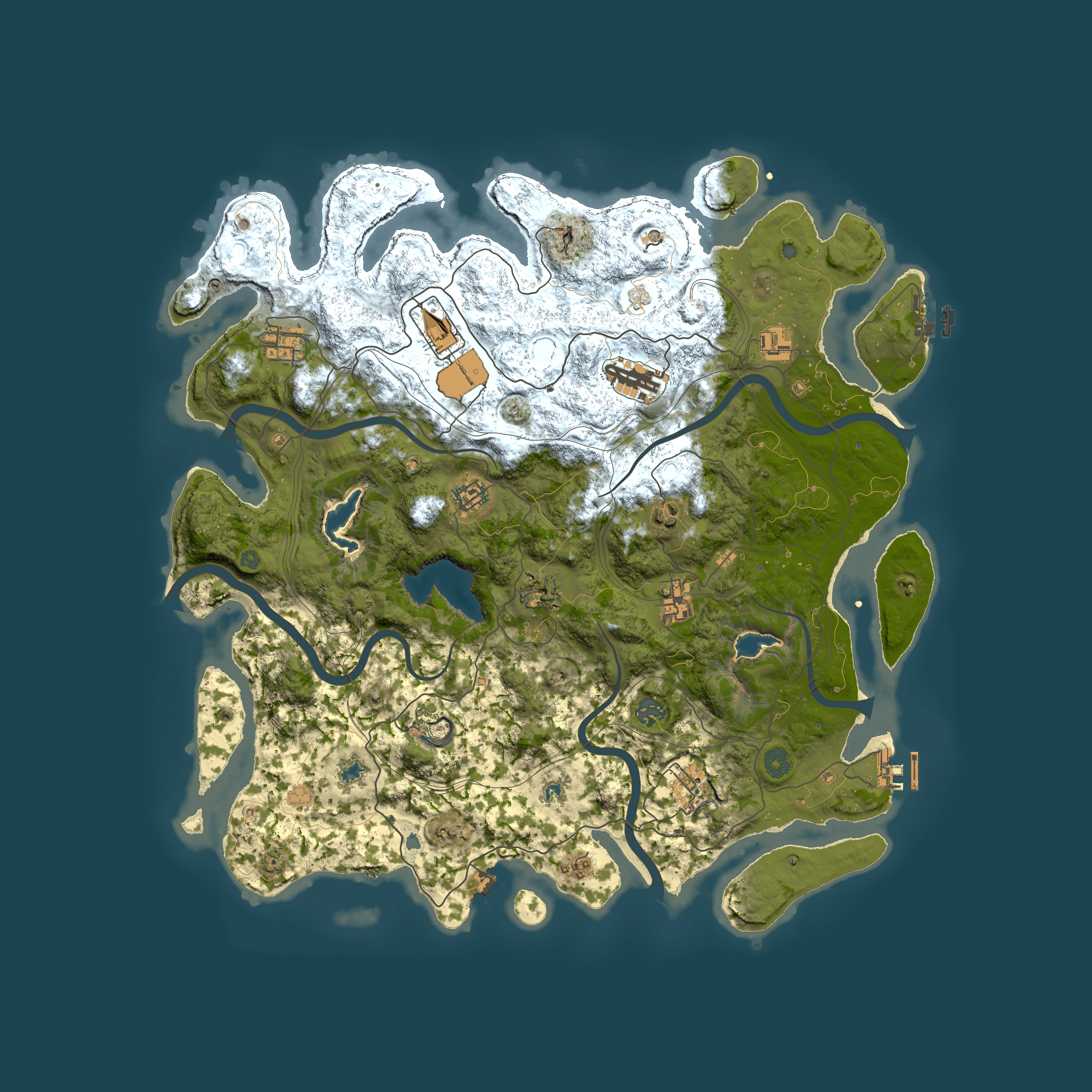 Full top-down render of Rust map seed 777401975, 4500x4500m