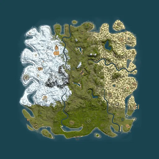 Rust map seed 1672429135, 6000x6000m top-down preview