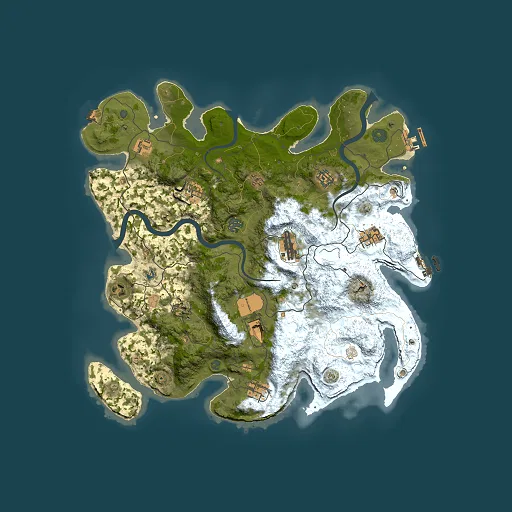 Rust map seed 1022382325, 4000x4000m top-down preview