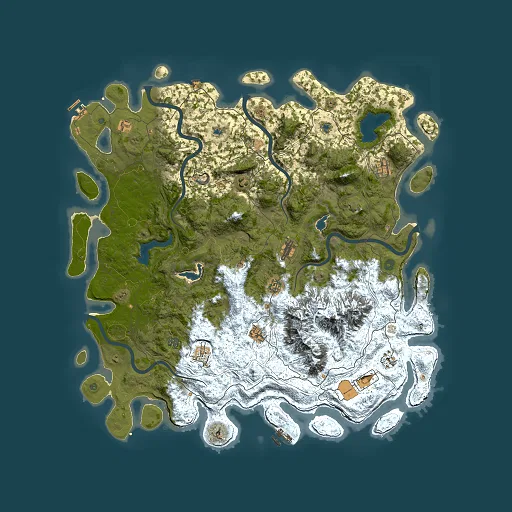 Rust map seed 1760896496, 5500x5500m top-down preview