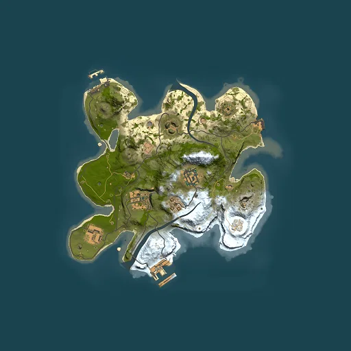 Rust map seed 1825204475, 2500x2500m top-down preview