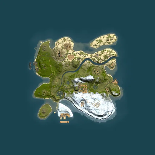 Rust map seed 1869498109, 2500x2500m top-down preview