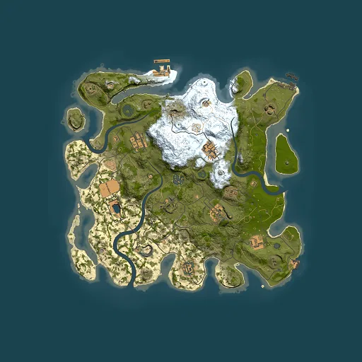 Rust map seed 1858024806, 3500x3500m top-down preview