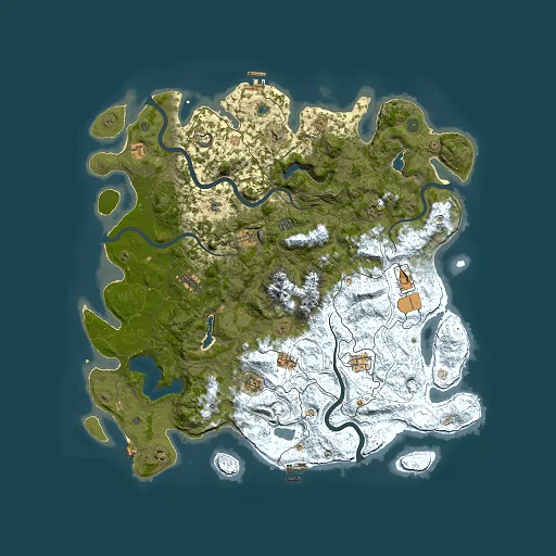 Rust map seed 1789735032, 5000x5000m top-down preview
