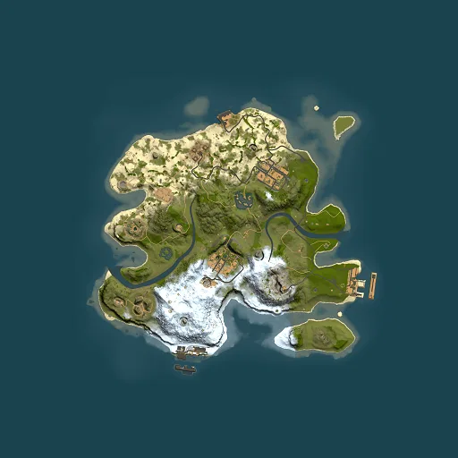 Rust map seed 1739122059, 2500x2500m top-down preview