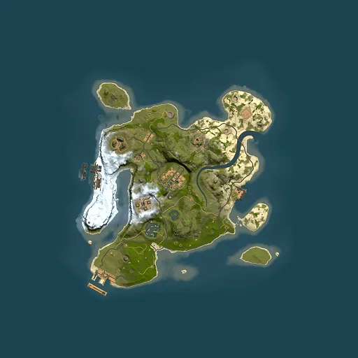 Rust map seed 1377566059, 2500x2500m top-down preview