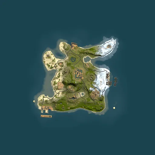 Rust map seed 2071615764, 2000x2000m top-down preview