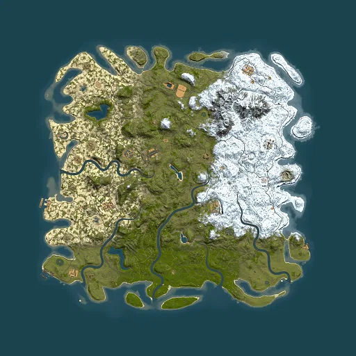 Rust map seed 18624595, 6000x6000m top-down preview