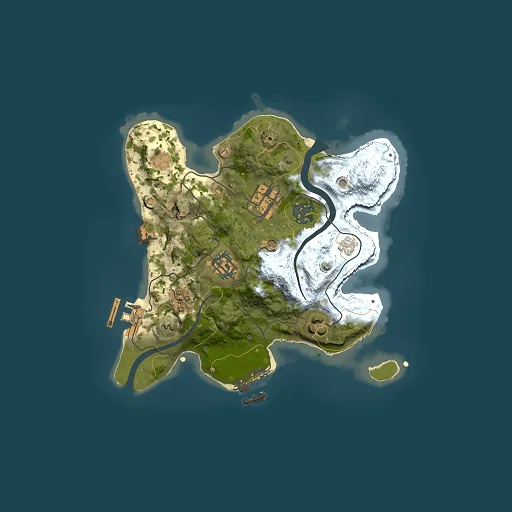 Rust map seed 1778149343, 2500x2500m top-down preview