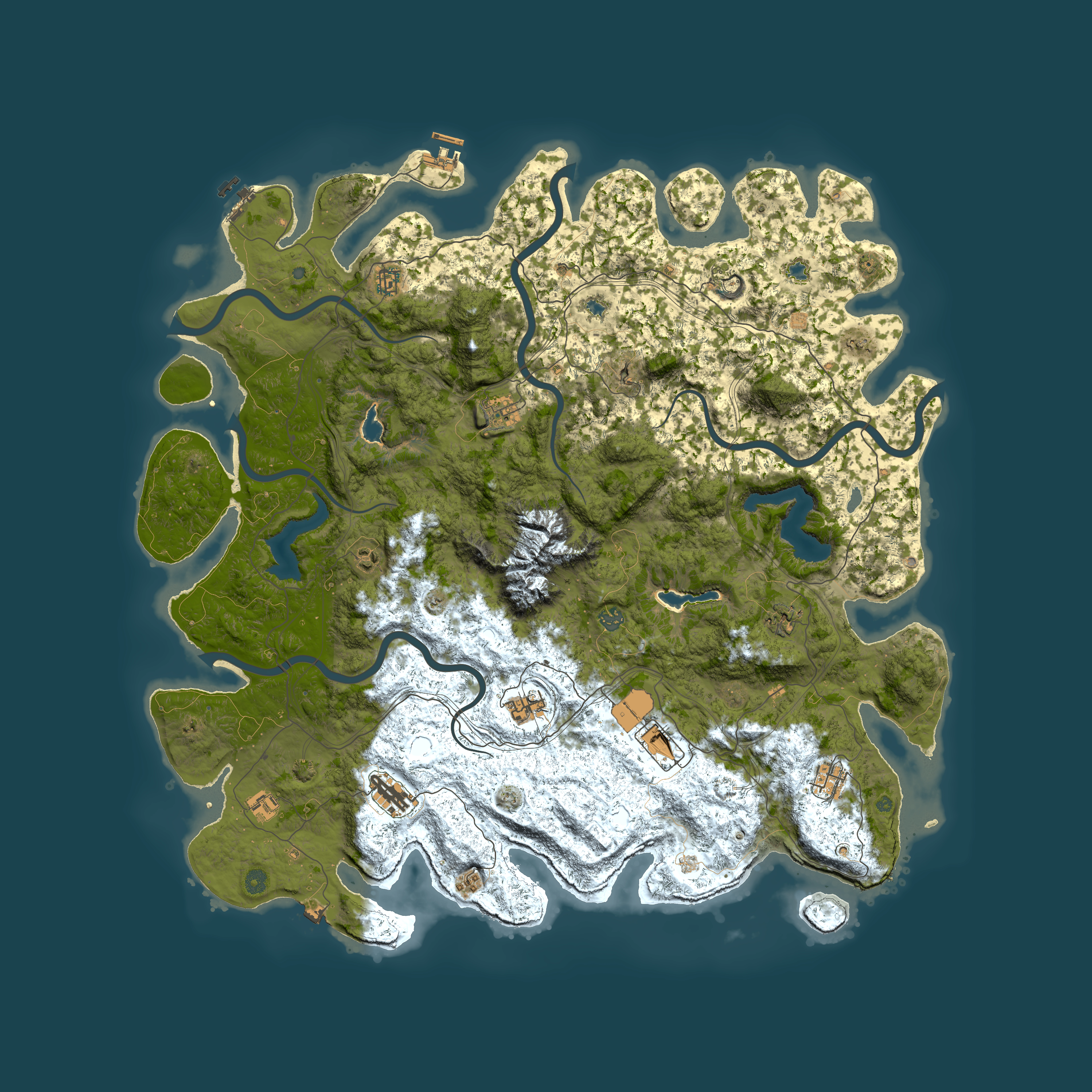 Full top-down render of Rust map seed 523642080, 5500x5500m