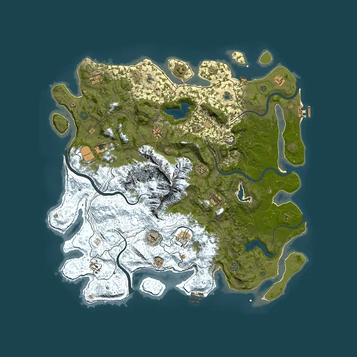 Rust map seed 795835938, 5000x5000m top-down preview