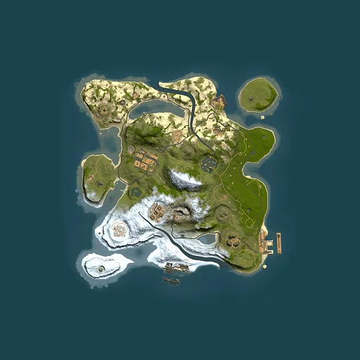 Rust map seed 1368539389, 2500x2500m top-down preview