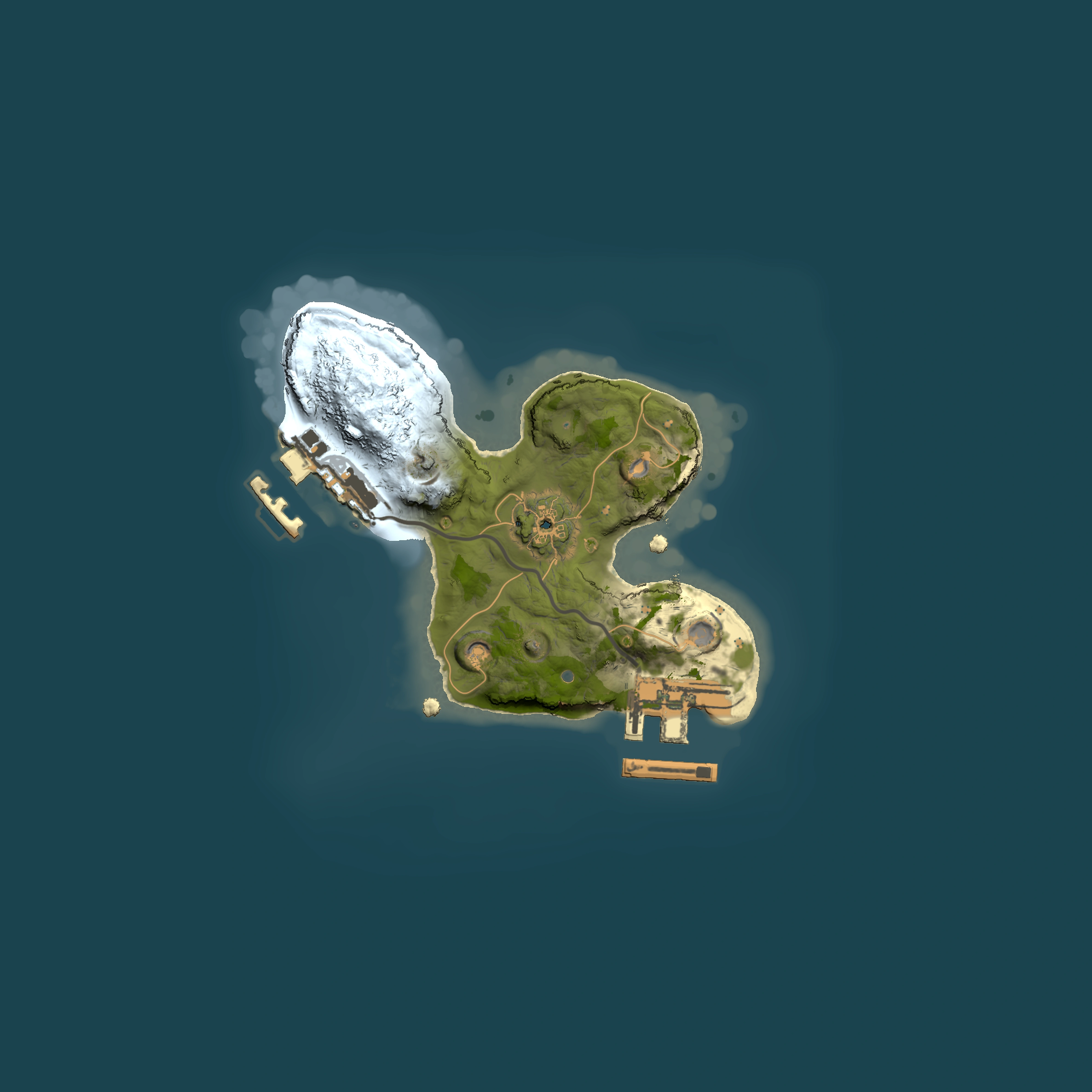 Full top-down render of Rust map seed 1943126374, 1500x1500m