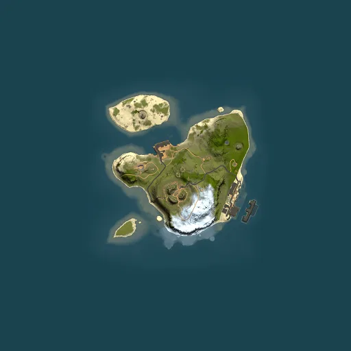 Rust map seed 1736440072, 1500x1500m top-down preview