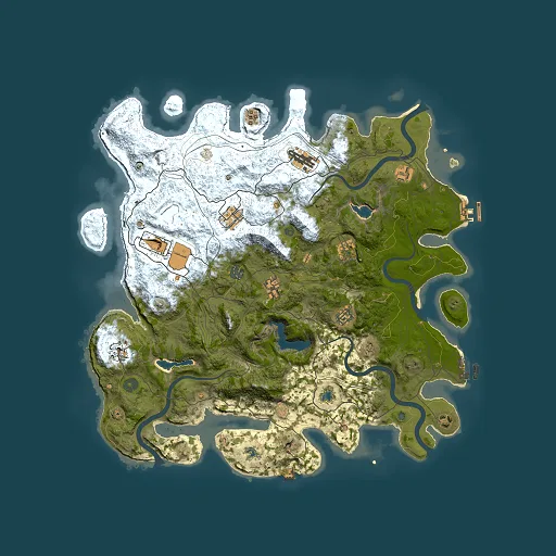 Rust map seed 1184321288, 4500x4500m top-down preview