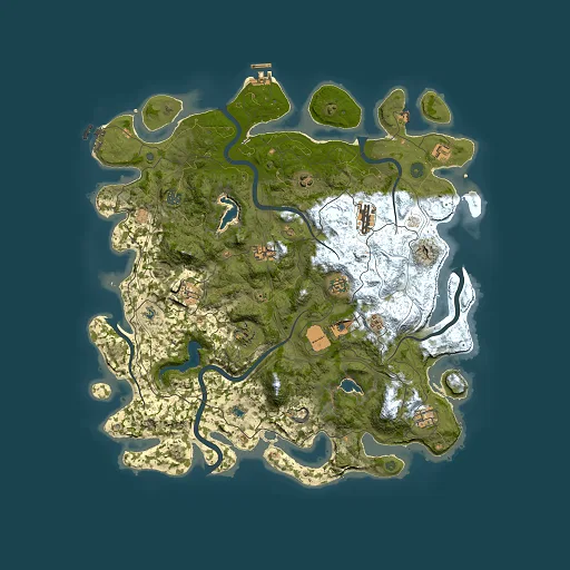 Rust map seed 743171565, 4500x4500m top-down preview