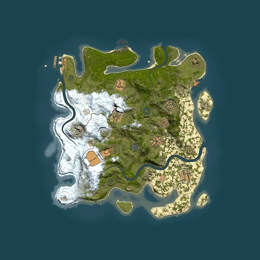 Rust map seed 778098643, 3500x3500m top-down preview