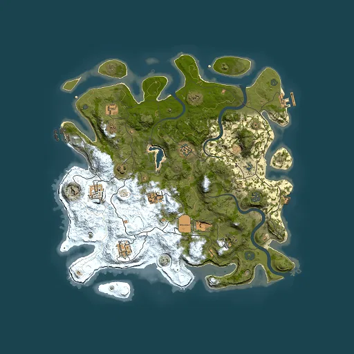 Rust map seed 620548646, 4000x4000m top-down preview