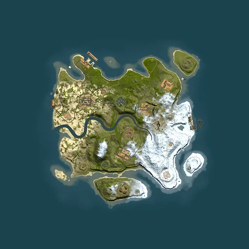 Rust map seed 1296351458, 3000x3000m top-down preview