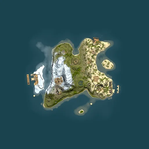 Rust map seed 34768389, 2000x2000m top-down preview