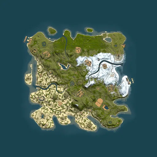 Rust map seed 532770966, 3800x3800m top-down preview