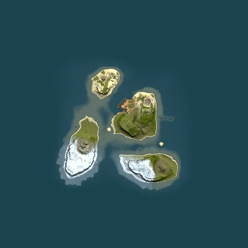 Rust map seed 1424063134, 1500x1500m top-down preview