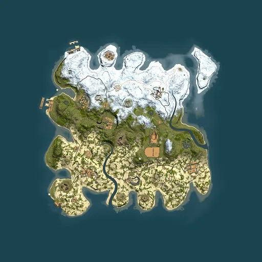 Rust map seed 56352648, 3500x3500m top-down preview