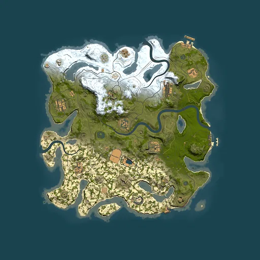 Rust map seed 1337, 3800x3800m top-down preview