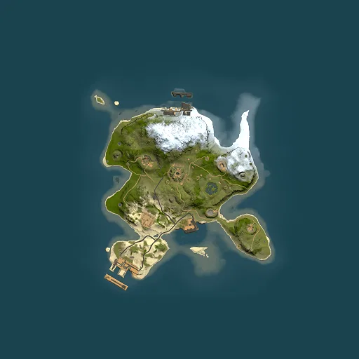Rust map seed 35510945, 2000x2000m top-down preview