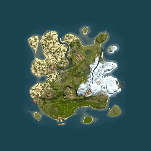 Rust map seed 187026997, 3000x3000m top-down preview