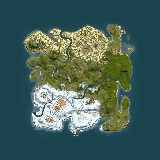 Rust map seed 834653375, 4000x4000m top-down preview