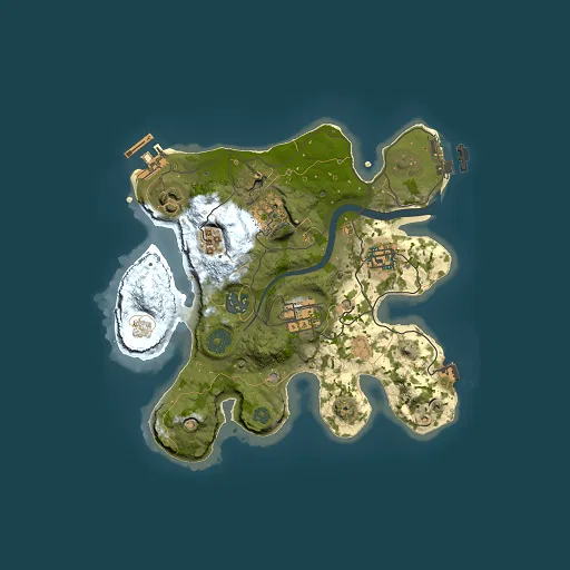 Rust map seed 482965501, 2500x2500m top-down preview