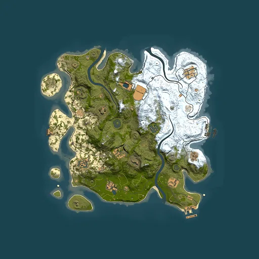 Rust map seed 1199995941, 3500x3500m top-down preview