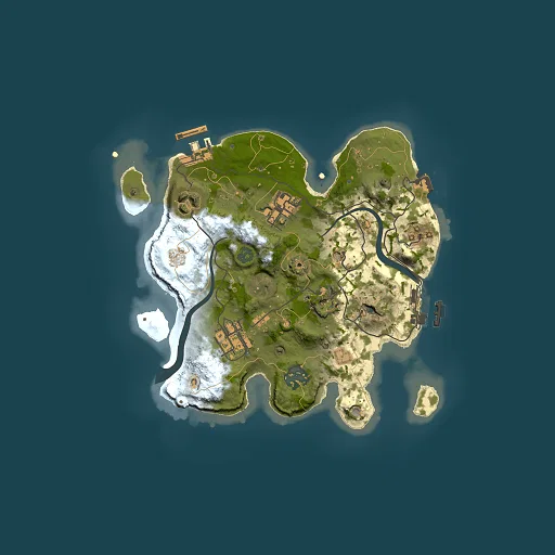 Rust map seed 888215660, 2500x2500m top-down preview
