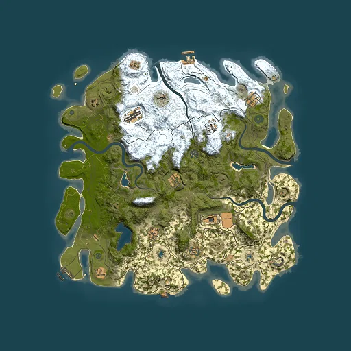 Rust map seed 1019419775, 4500x4500m top-down preview