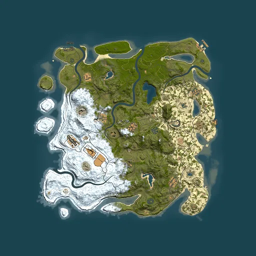 Rust map seed 905534158, 4500x4500m top-down preview