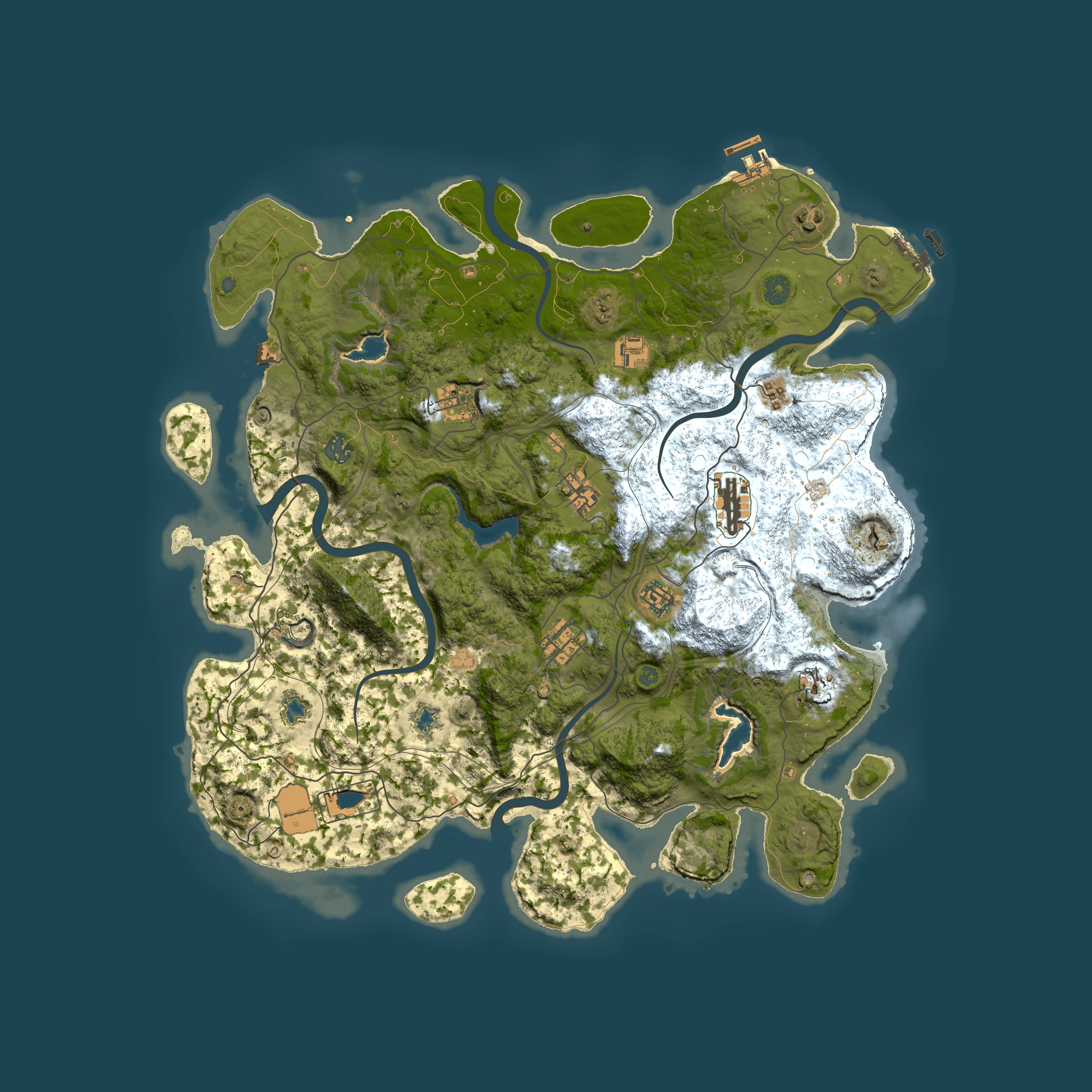 Full top-down render of Rust map seed 612292139, 4500x4500m