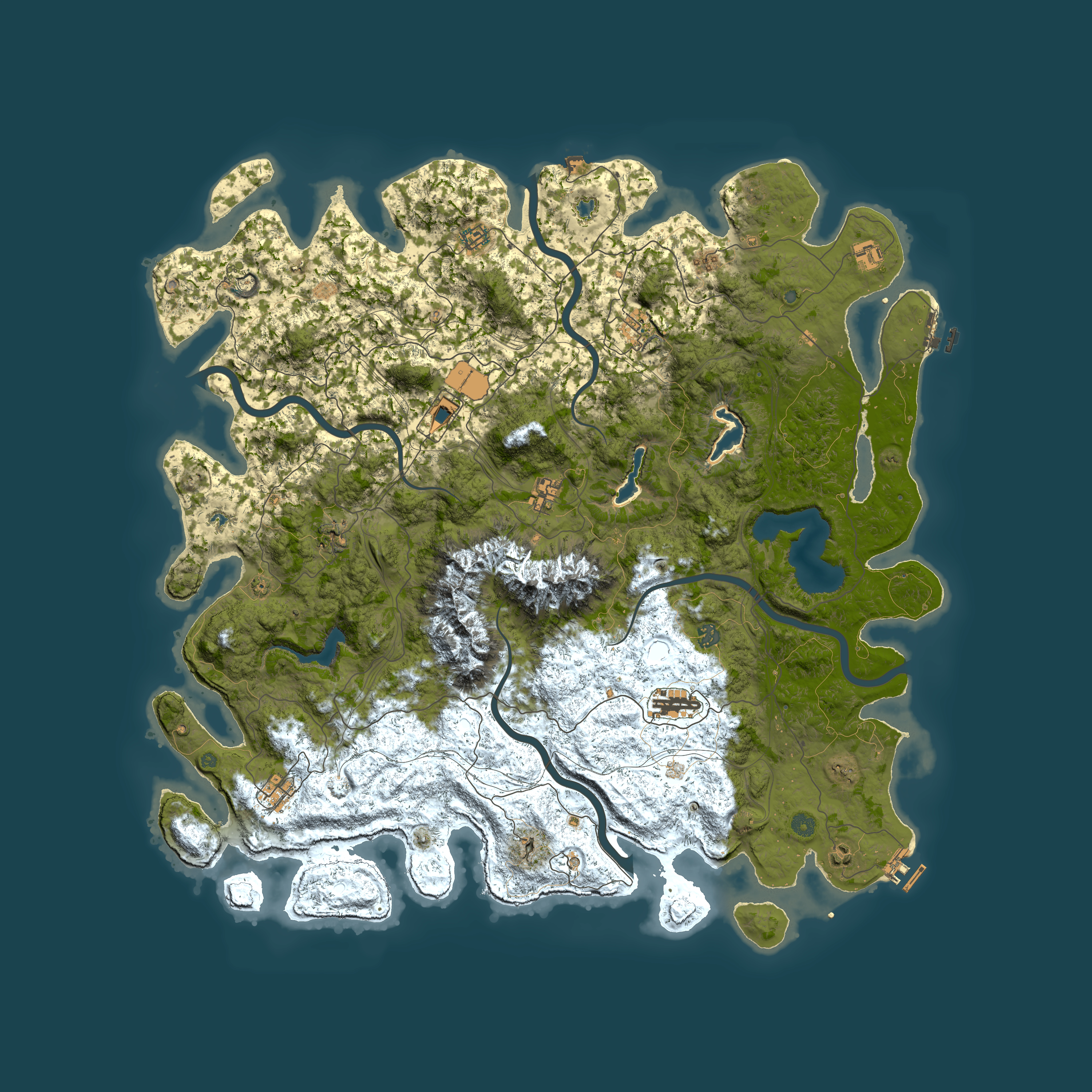 Full top-down render of Rust map seed 1039793456, 5500x5500m