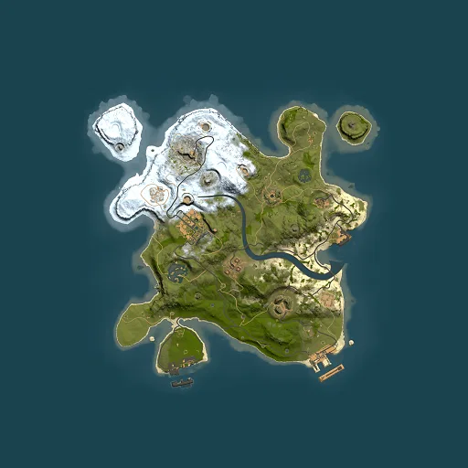 Rust map seed 1902616858, 2500x2500m top-down preview