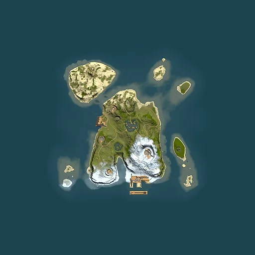 Rust map seed 1014973845, 2000x2000m top-down preview