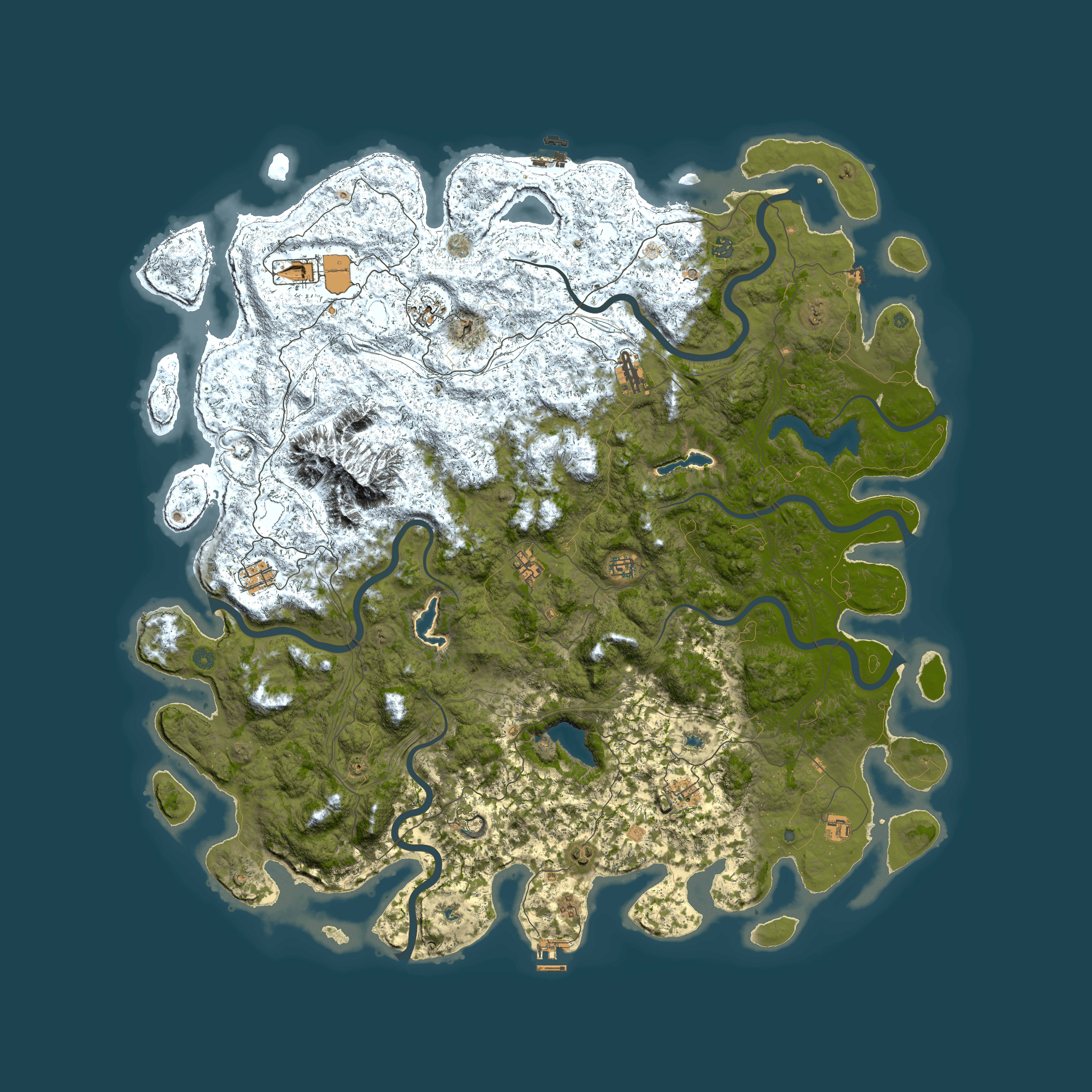 Full top-down render of Rust map seed 1547806113, 6000x6000m