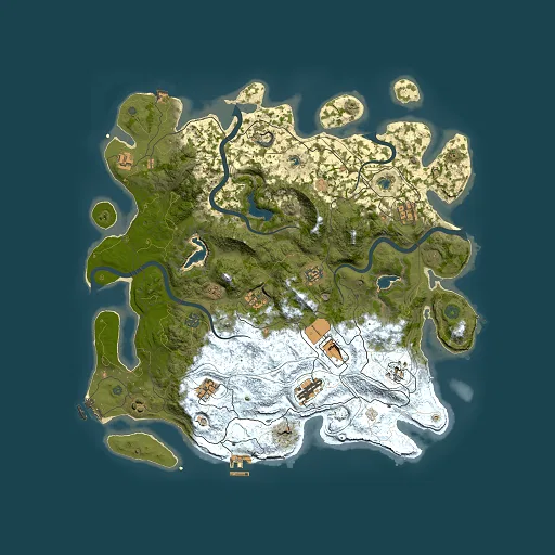 Rust map seed 578705218, 4500x4500m top-down preview