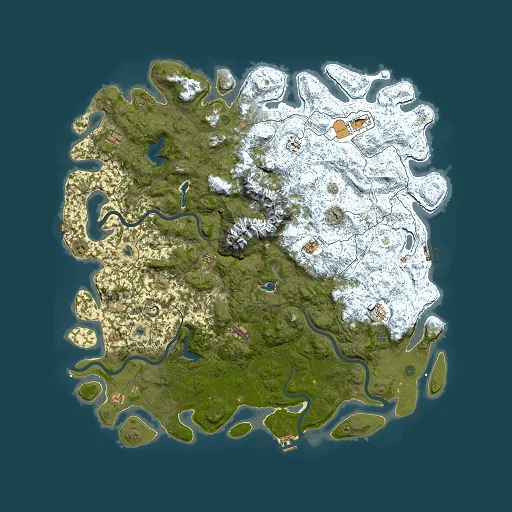 Rust map seed 1826058100, 6000x6000m top-down preview