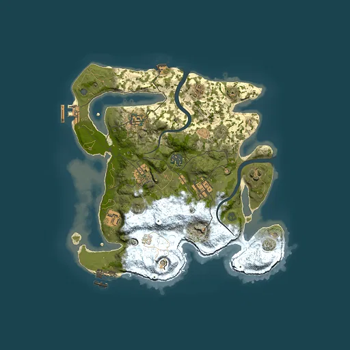 Rust map seed 1535270587, 3000x3000m top-down preview