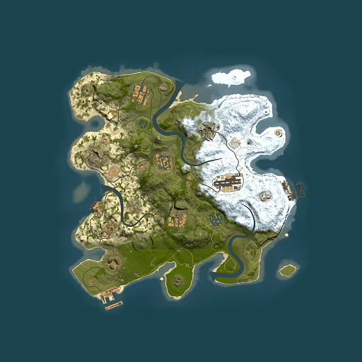 Rust map seed 670560538, 3000x3000m top-down preview