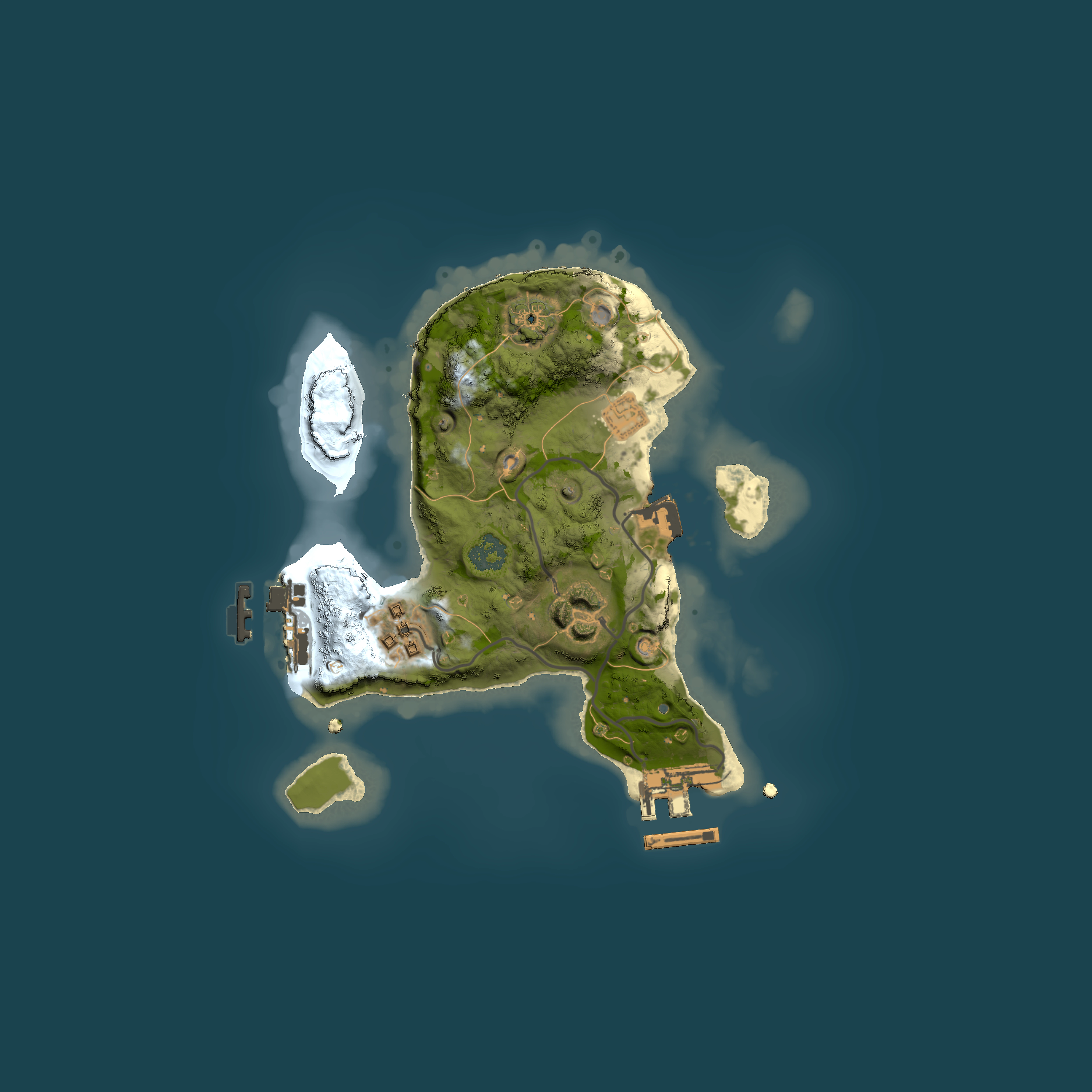 Full top-down render of Rust map seed 565027180, 2000x2000m