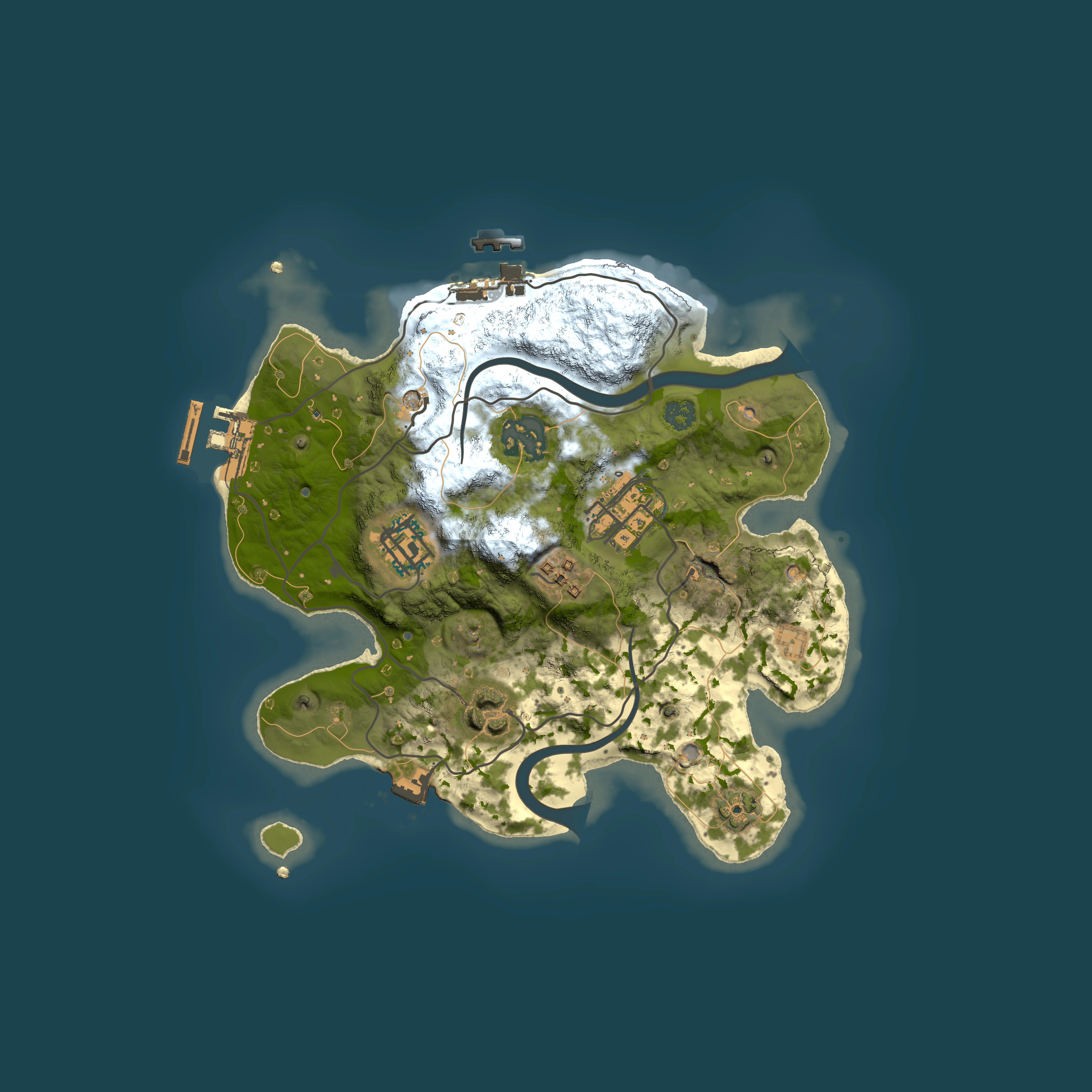 Full top-down render of Rust map seed 273723770, 2500x2500m